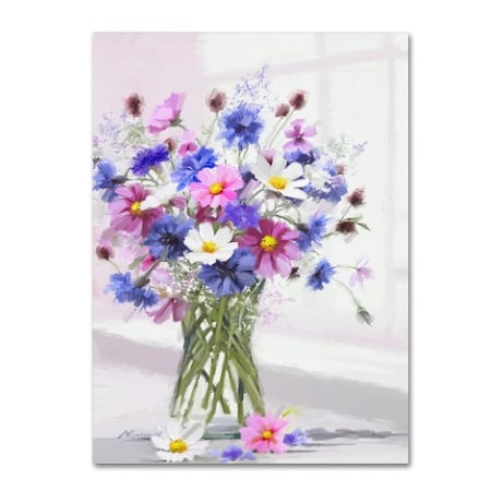 The Macneil Studio 'Cornflower' Canvas Art,14x19